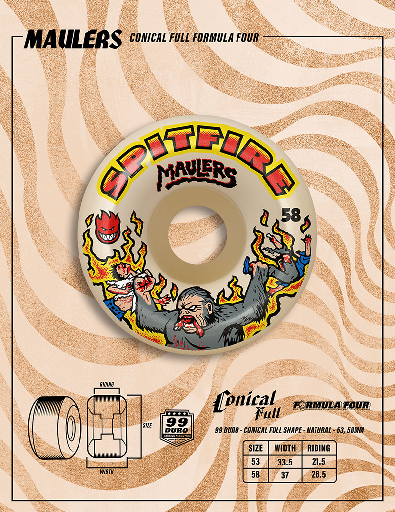 Spitfire Wheels Fall 2024 catalog.