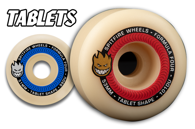 Brand New in wrapper Spitfire Wheels Radial Slims Formula Four 54mm 