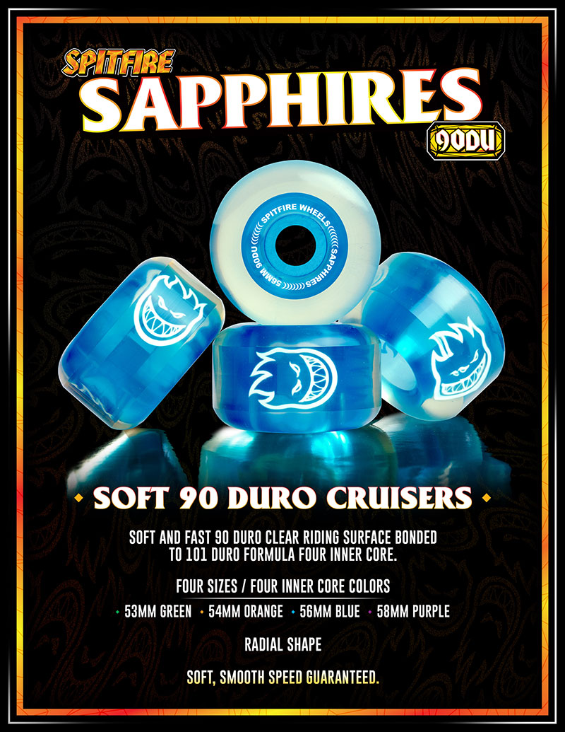 Spitfire's newly developed Soft 90DU Cruisers: Sapphires.